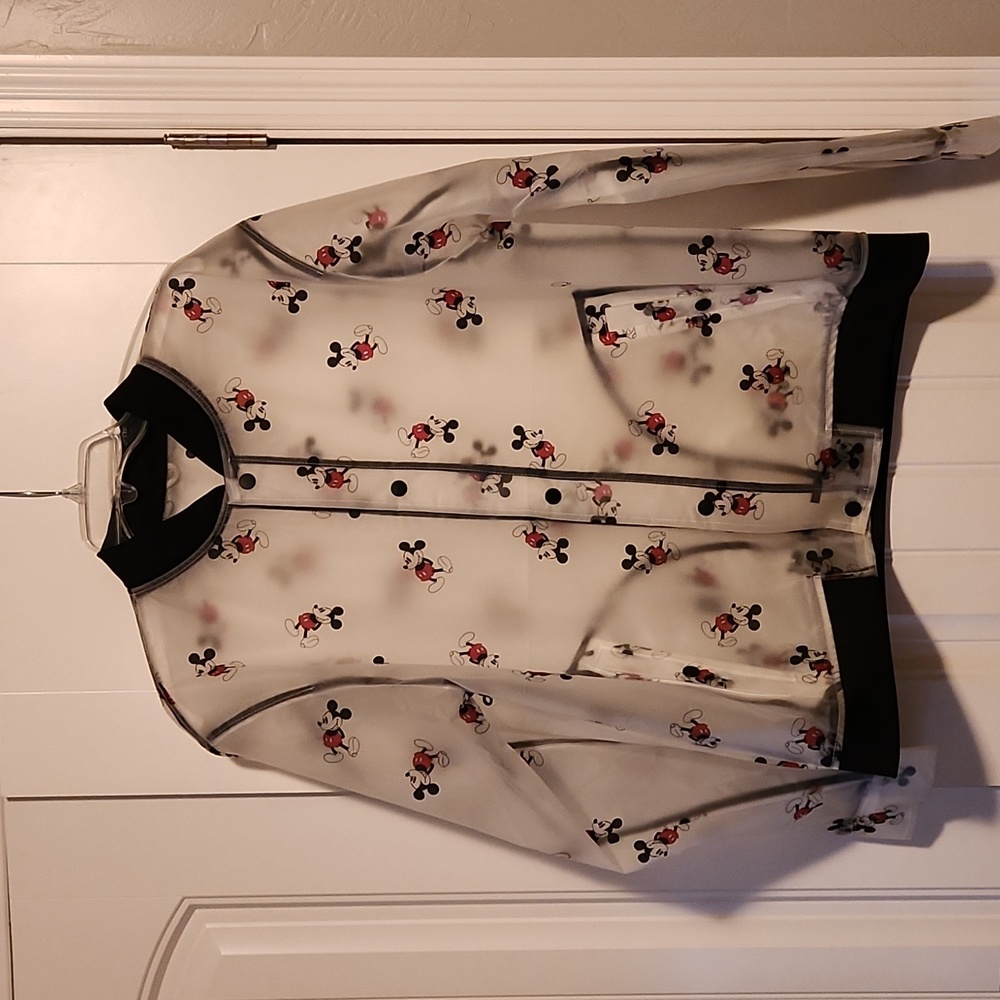 Disney Rain Jacket Varsity Size Men's Large